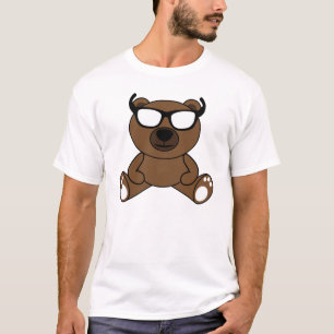 Cool brown bear with sunglasses tshirt
