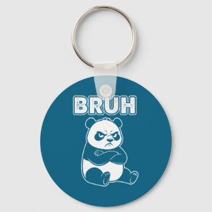 Cool Bruh Panda Men Women Kids Teens Funny Panda L Key Ring