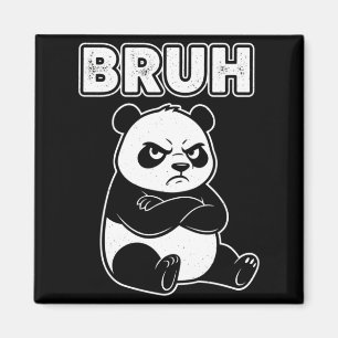 Cool Bruh Panda Men Women Kids Teens Funny Panda L Magnet