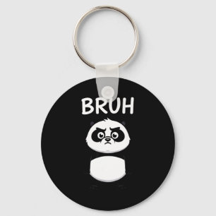 Cool Bruh Panda Tee Funny Cartoon Bear Men Women K Key Ring