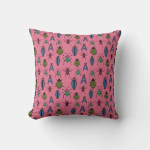 Cool Bugs Pattern Cushion