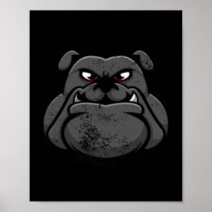 Cool Bulldog Dog Lover Gifts Idea Poster
