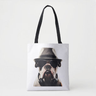 Cool Bulldog   Tote Bag