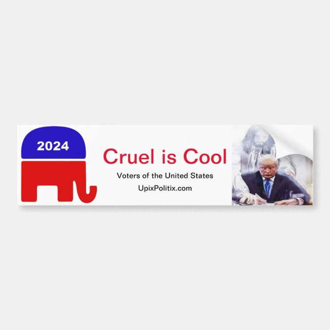 Cool Bumper Sticker (Front)