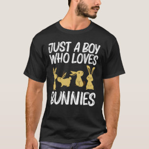 Cool Bunny Art For Boys Kids Rabbit Jersey Wooly P T-Shirt