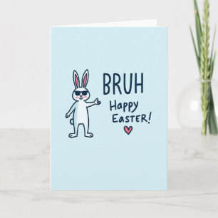 Cool Bunny Easter Greeting Card