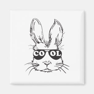 Cool Bunny Face Happy Easter Shirts For Boys Men K Magnet