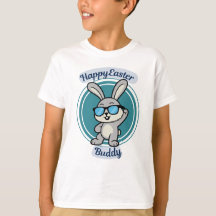 Cool Bunny Happy Easter Buddy T Shirt