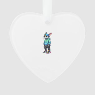 Cool Bunny Rabbit Sunglasses Easter Day For Boys M Ornament