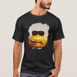 Cool Burger Fries Chilling  Fast Food Foodie Burge T-Shirt