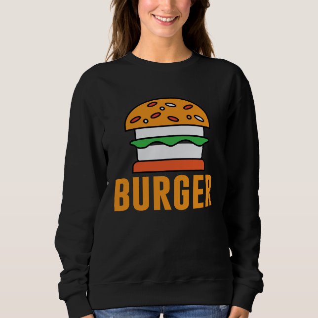 Cool Burger   Hot  Big Kahuna Burger Sweatshirt (Front)