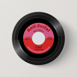 "Cool" by Unlike You 6 Cm Round Badge