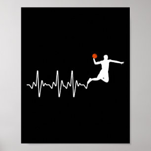Cool Bysketbyll Player Design For Men Women Bysket Poster