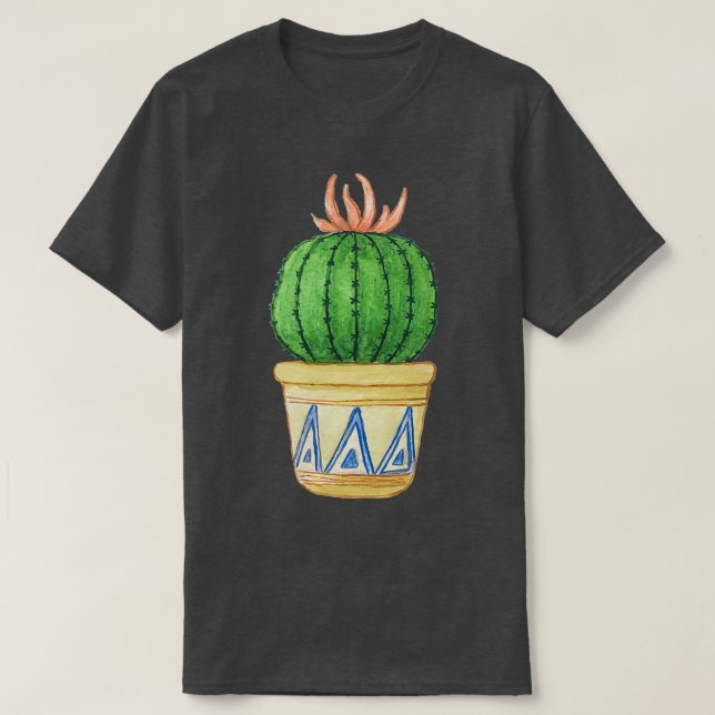 cool cactus pot T-Shirt (Design Front)