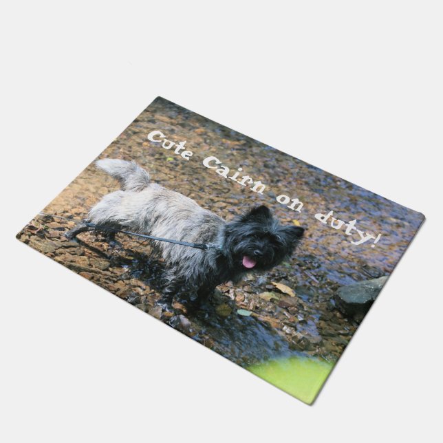 Cool  cairn doormat (Angled)