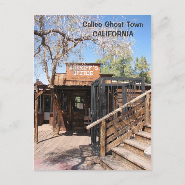 Cool Calico Ghost Town Postcard! Postcard (Front)