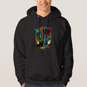 Cool Calligraphy Artist Pop Calligraphy Mom 2 Hoodie