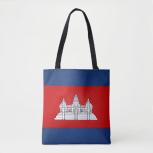 Cool Cambodia Flag Fashion Tote Bag