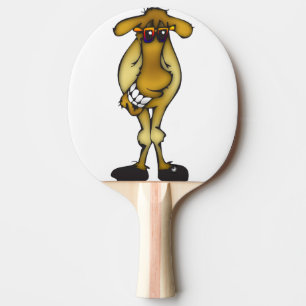Cool Camel with Shades Ping Pong Paddle