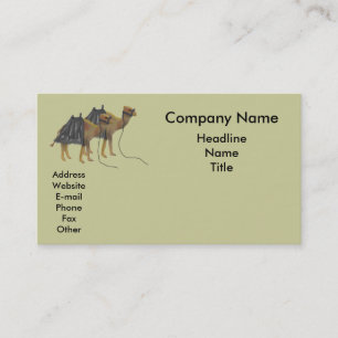 Cool Camels Business Card