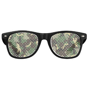Cool Camo Retro Sunglasses