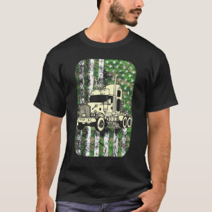 Cool Camouflage American Flag Trucker Us Men July T-Shirt