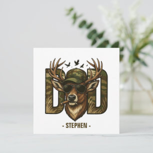 Cool Camouflage Dad – Deer with Sunglasses