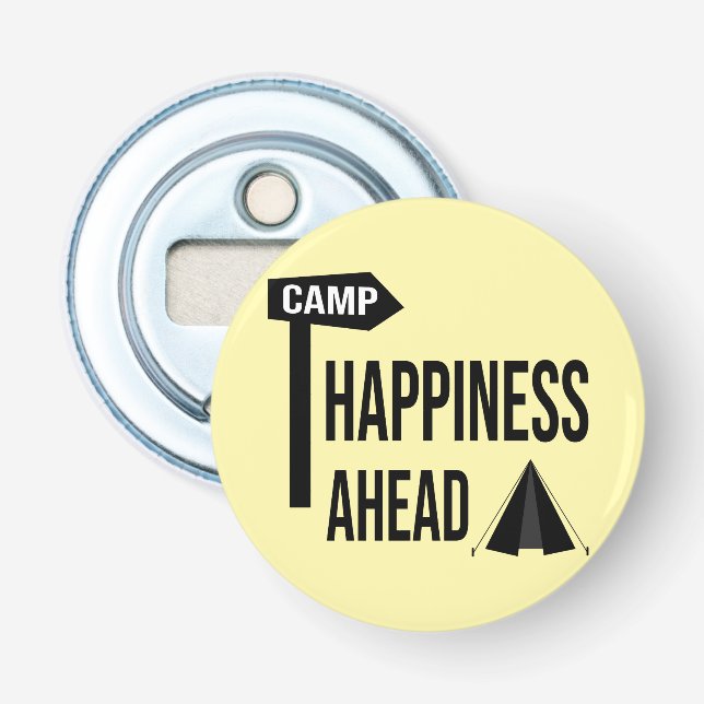 Cool Camping Bottle Opener (Front)