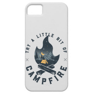 Cool Camping Camper Campfire Under Stars Mountains Barely There iPhone 5 Case