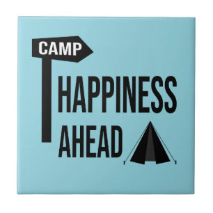 Cool Camping Ceramic Tile
