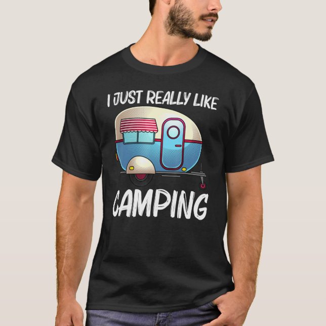 Cool Camping For Men Women Recreational Vehicle Tr T-Shirt (Front)