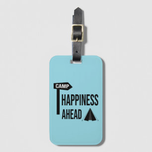 Cool Camping Luggage Tag