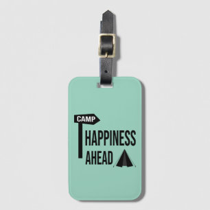 Cool Camping Luggage Tag