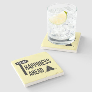 Cool Camping Stone Coaster