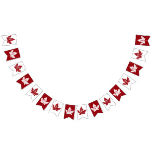 Cool Canada Bunting Banners Canada Day Decoration