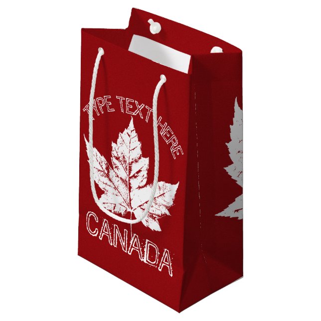 Cool Canada Favour Bags Personalised Canada Bags (Front Angled)