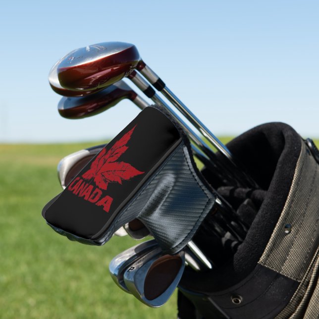 Cool Canada Golf Retro Canada Putter Cover (In Situ)