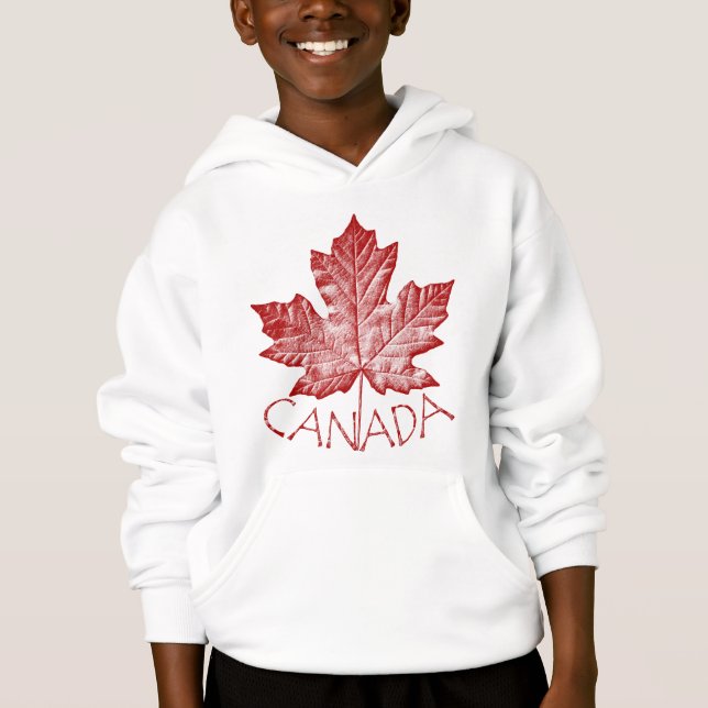 Cool Canada Hoodie Sweatshirt Kid's Souvenir Shirt (Front)