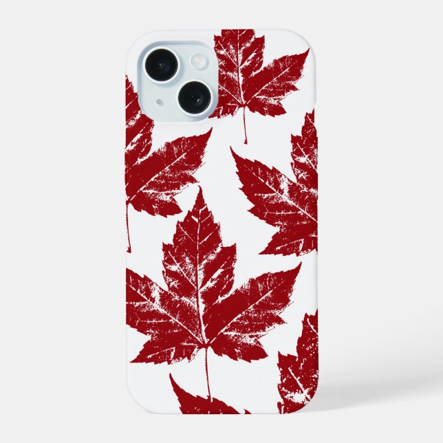 Cool Canada iPhone Case Canada Souvenir Maple Leaf (Back)