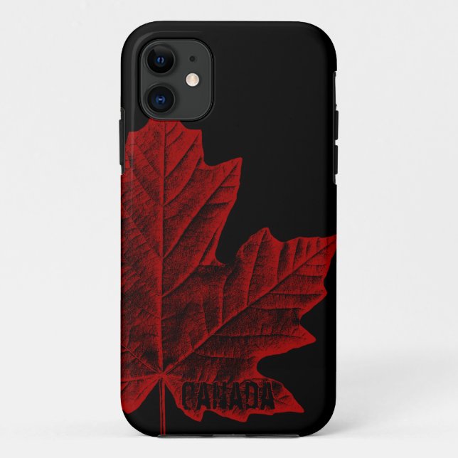 Cool Canada iPhone Cases Canada Maple Leaf Gift (Back)