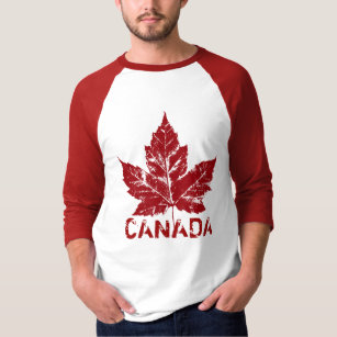 Cool Canada Jersey Retro Maple Leaf Souvenir T-Shirt