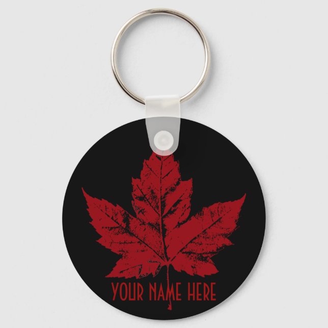 Cool Canada Key Chain Custom Canada Souvenir (Front)