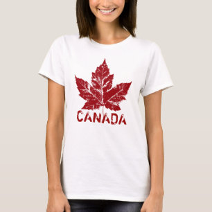 Cool Canada T-shirt Retro Maple Leaf Souvenir