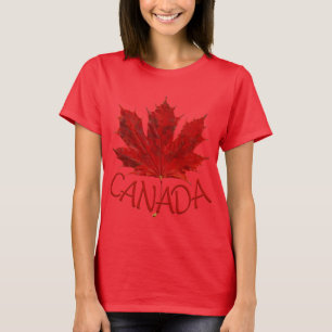 Cool Canada T-shirt Retro Maple Leaf Souvenir