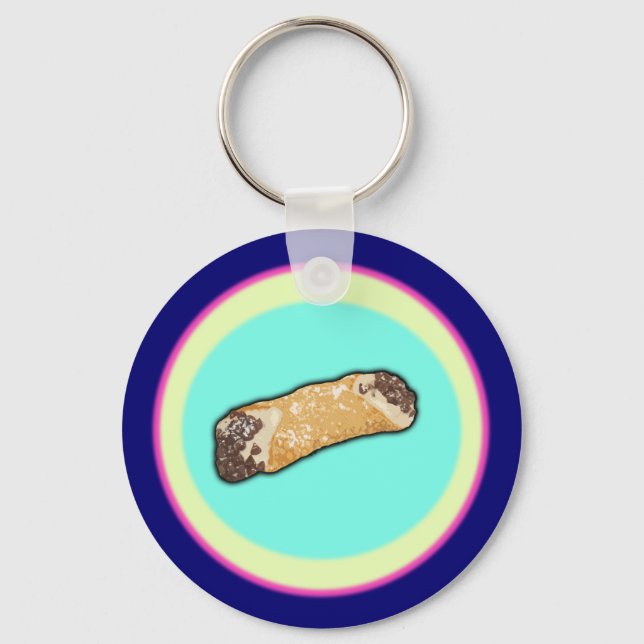 Cool Cannoli Art Key Ring (Front)