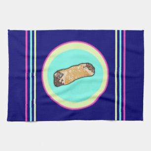 Cool Cannoli Art Tea Towel
