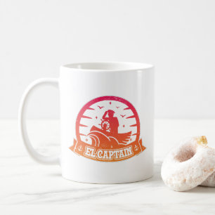Cool Captain Anchor Boat And Sailing Retro Coffee Mug
