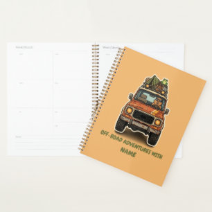 Cool Capybara Camping Adventure Custom Planner
