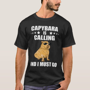 Cool Capybara Capybara Rodent Animal Capybara Cal T-Shirt