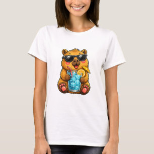 Cool Capybara Drink T-Shirt